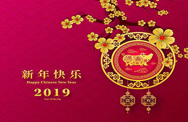 2019 avviso di vacanza di capodanno cinese