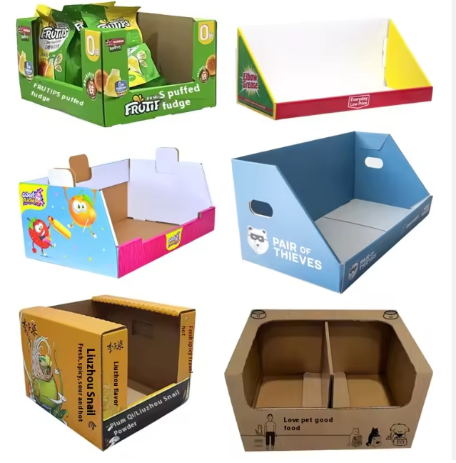 High Quality Stand up Cardboard Retail Display Boxes