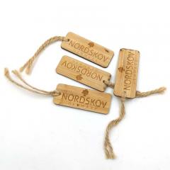 etichette altalene in legno stampate