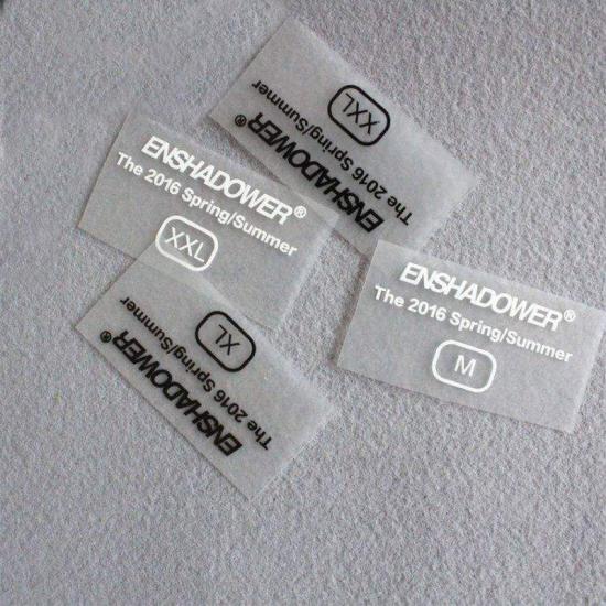 etichette riflettenti per il trasferimento del calore senza tag in silicone 
