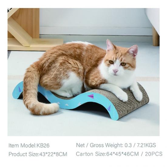 graziosi ed ecologici tiragraffi per gatti realizzati in cartone ondulato