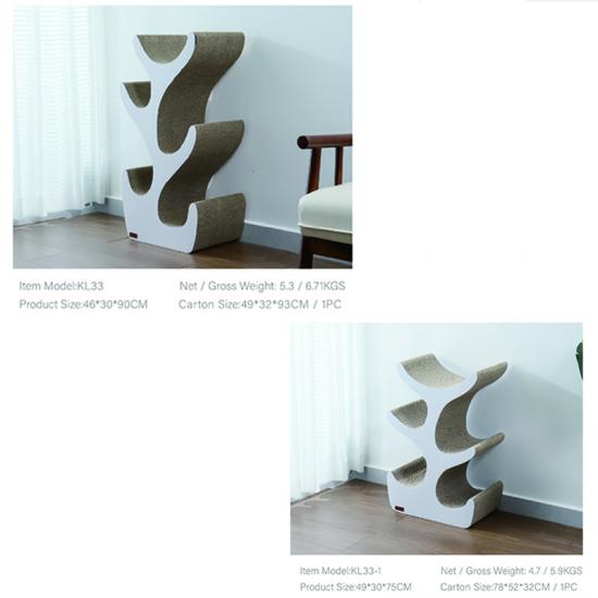 Tiragraffi per gatti in cartone ondulato, tiragraffi per gatti in cartone semplice, produzione OEM/ODM