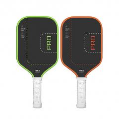 Racchetta da pickleball in fibra di carbonio opaca con texture in lana