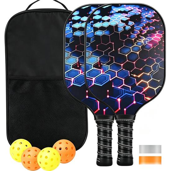 Racchetta da pickleball personalizzata in fibra di carbonio